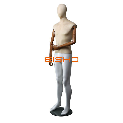 Fashion Designer Male Mannequins Factory Price Fabric Wrapped Male Mannequin