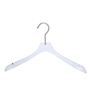 Ready to ship Dress hanger lady hanger casual transperant notched skirt flat head