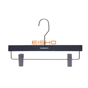 Black Thickened Non-Slip Pants Hanger Can Be Customized For Clothing Stores