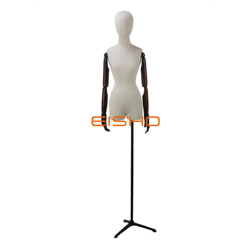 Fashion Clothing Store Abstract Dummy Clothing Display Female Half Body Mannequin