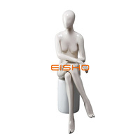 Casual Fashion Clothing Display Women Mannnequins In Sexy Sitting Pose
