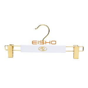High Quality Wooden Pants Hanger Oem Trouser Hanger With Clips