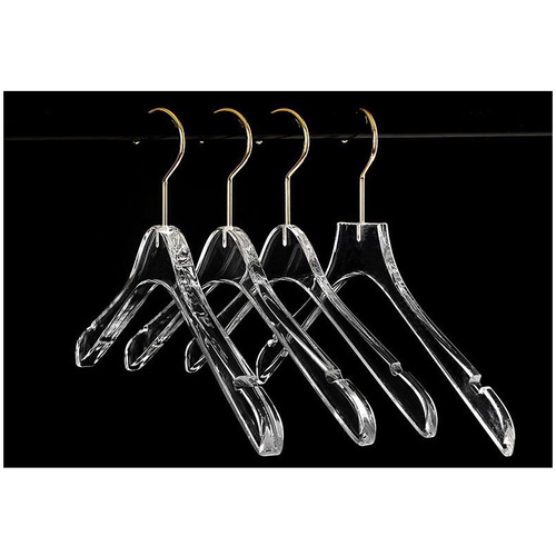 Luxury Clothes Clothing Type Transparent Acrylic Clothes Hanger